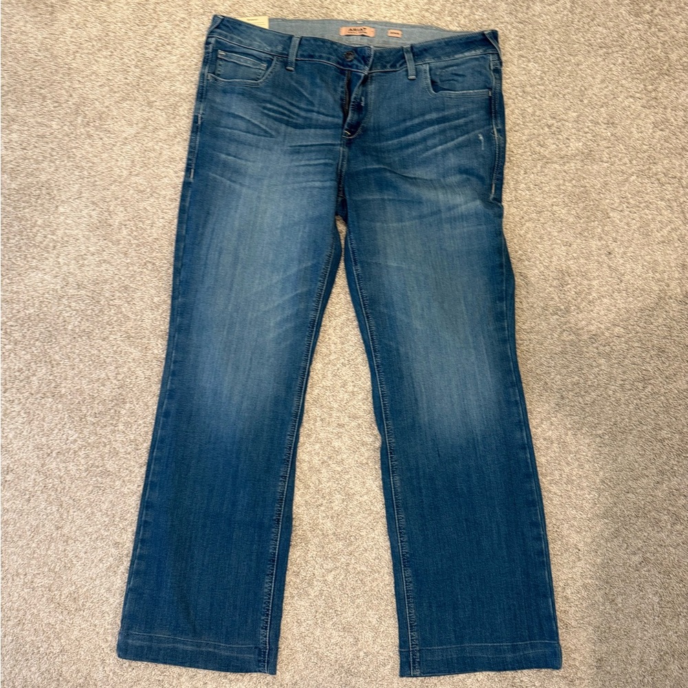 NWT Ariat Women's Trouser Leg Blue Jeans